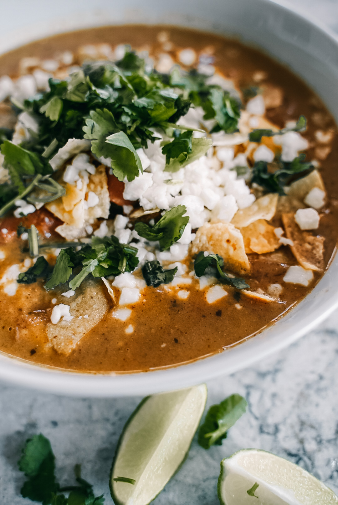 The Best Homemade Seafood Enchilada Soup