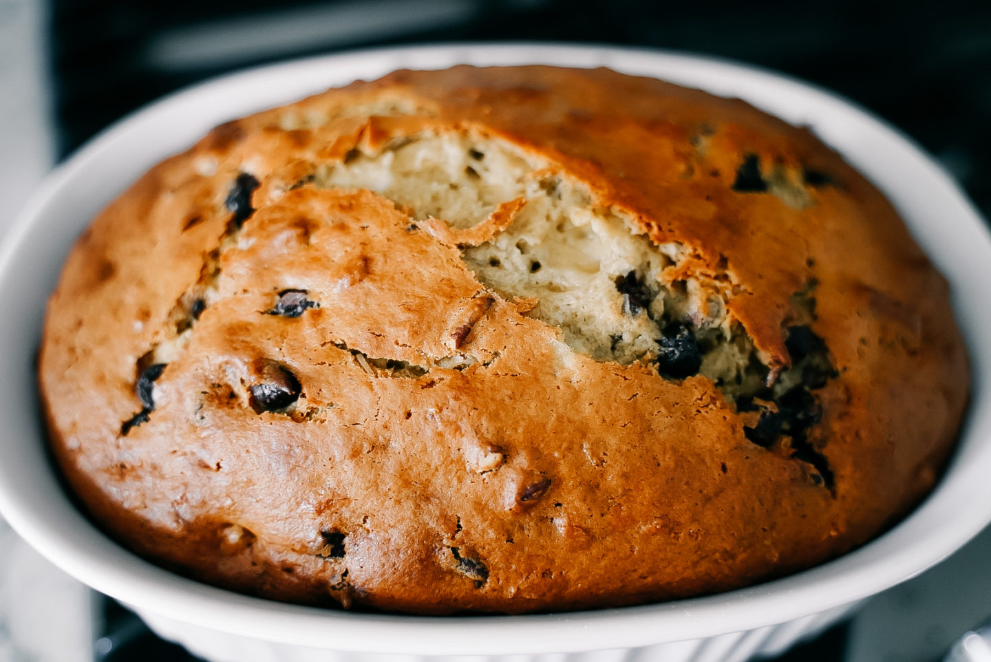 The BEST Chocolate Chip, Coconut, Banana Nut Bread Recipe